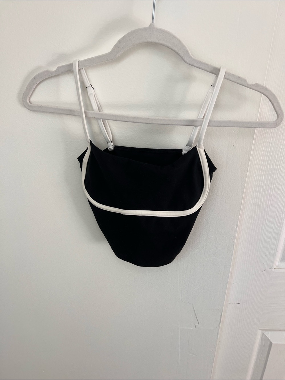 Gilly Hicks Black Tank Top with White Trim